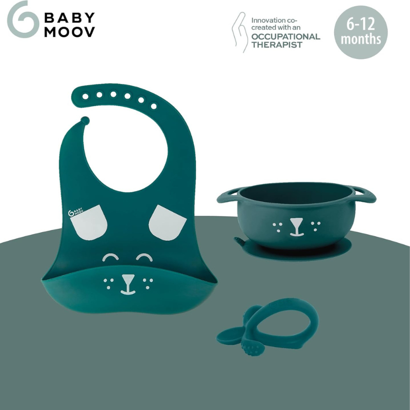 Babymoov Coffret Repas Bébé FIRST'ISY Renard - Bleu
