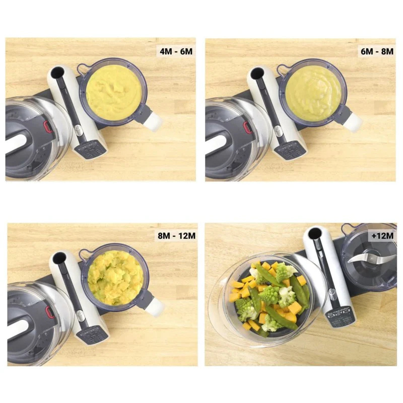 Babymoov Cuiseur à Vapeur Nutribaby(+) Industrial - Gris