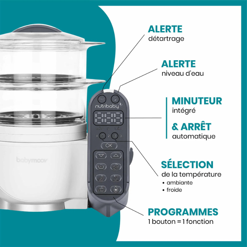 Babymoov Nutribaby + Loft Blanc