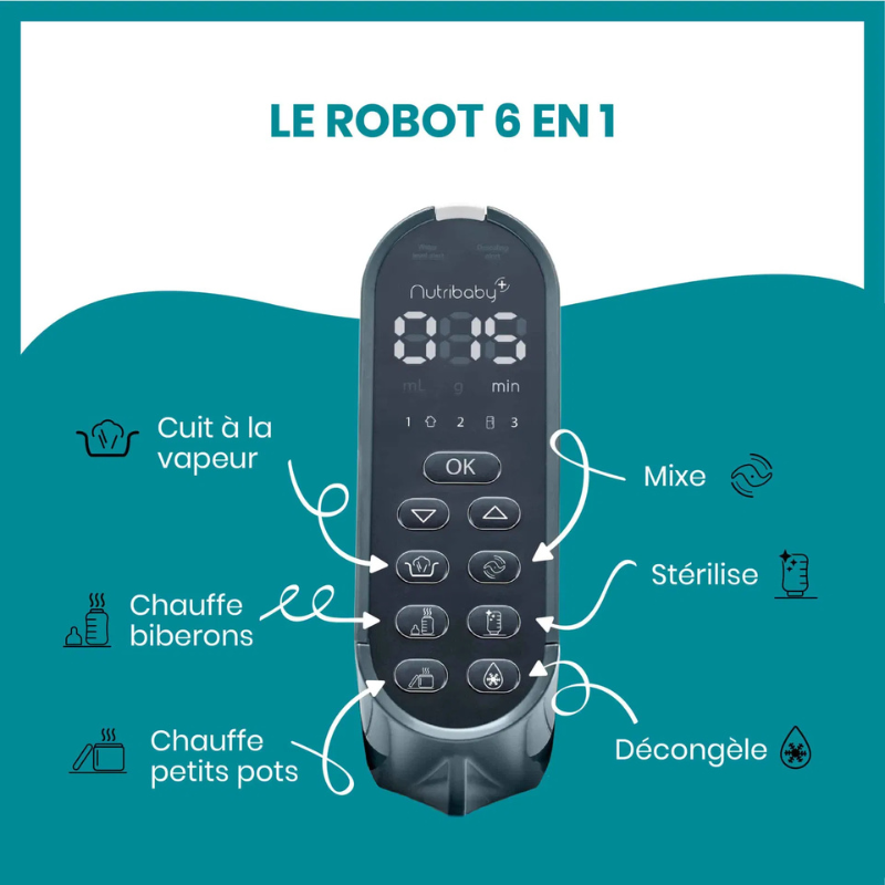 Babymoov Nutribaby + Loft Blanc