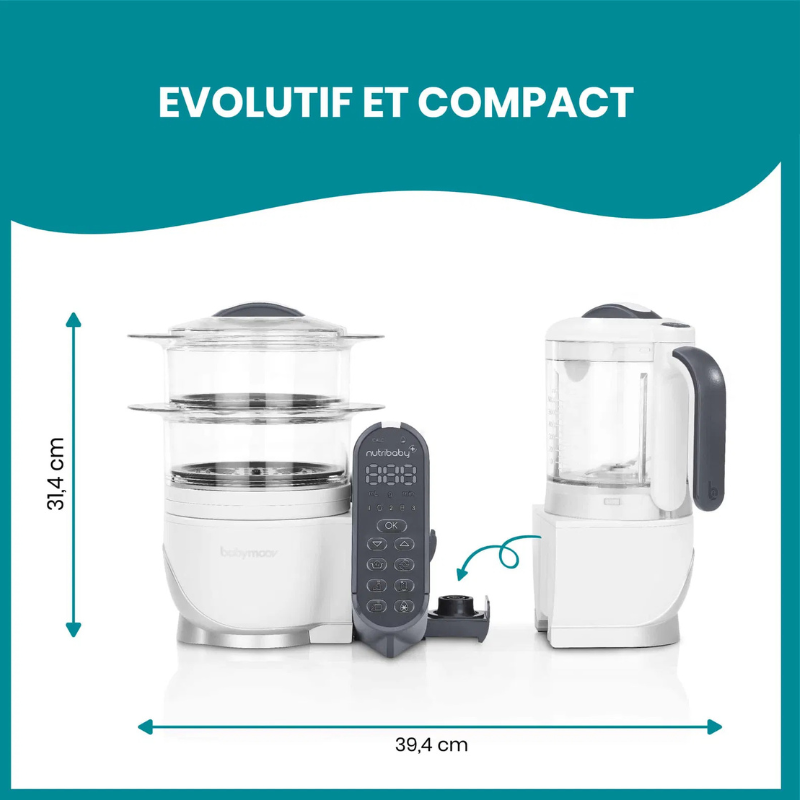 Babymoov Nutribaby + Loft Blanc