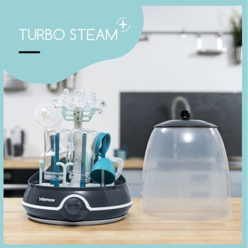 Babymoov Stérilisateur Turbo Vapeur Plus Bleu