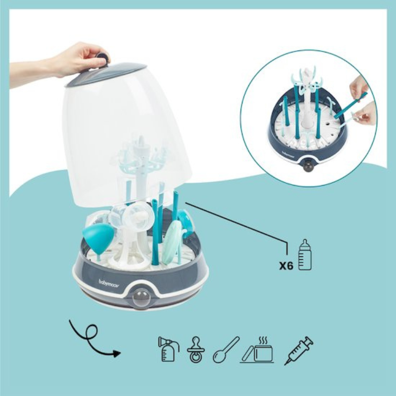 Babymoov Stérilisateur Turbo Vapeur Plus Bleu