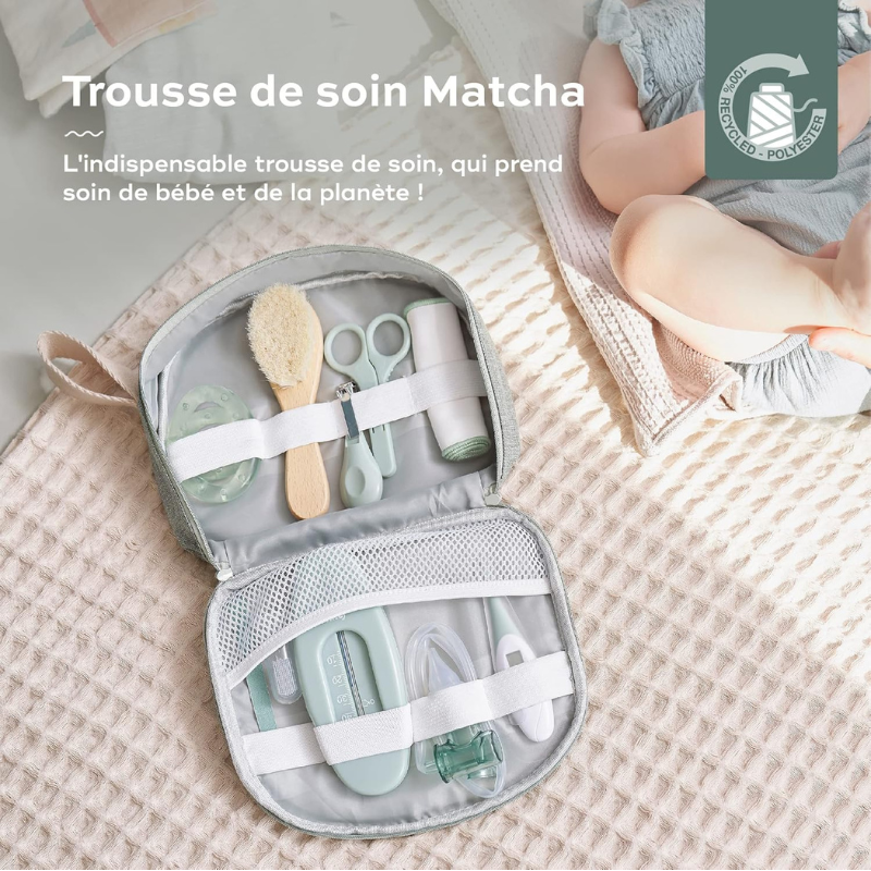 Babymoov Trousse de Soin Bébé EcoResponsable - 10 Accessoires