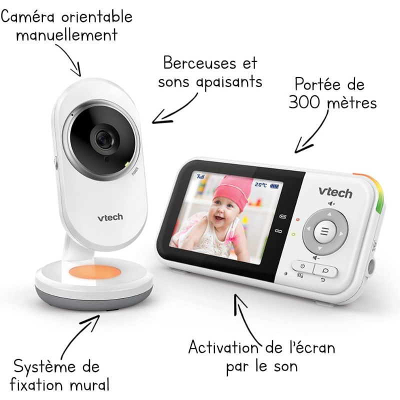 BABYPHONE VIDÉO CLEAR PLUS– VTECH