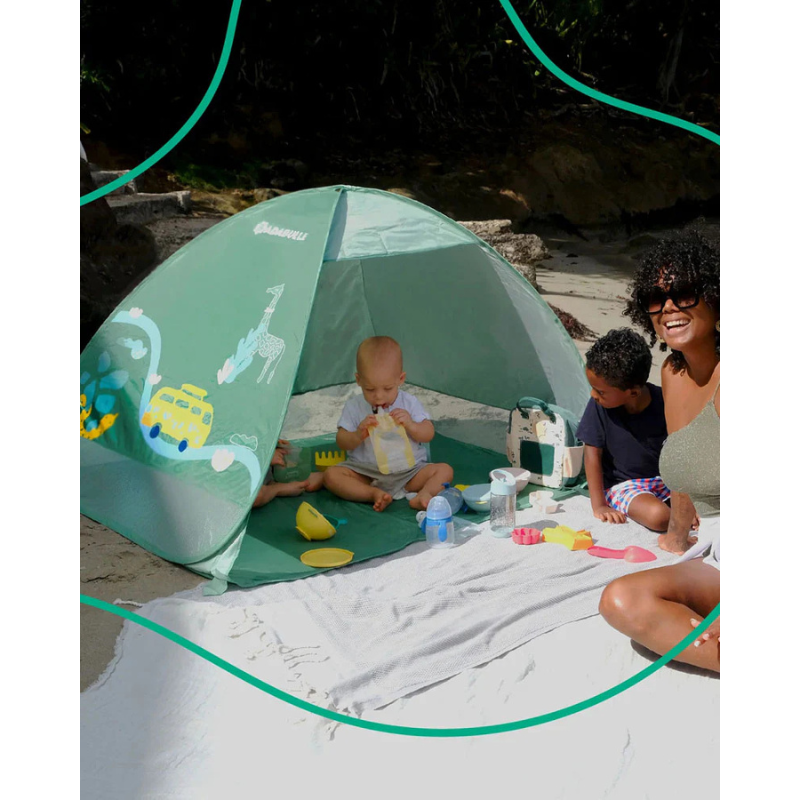 Badabulle Tente Anti-UV 50+ - Vert