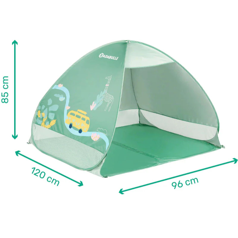 Badabulle Tente Anti-UV 50+ - Vert