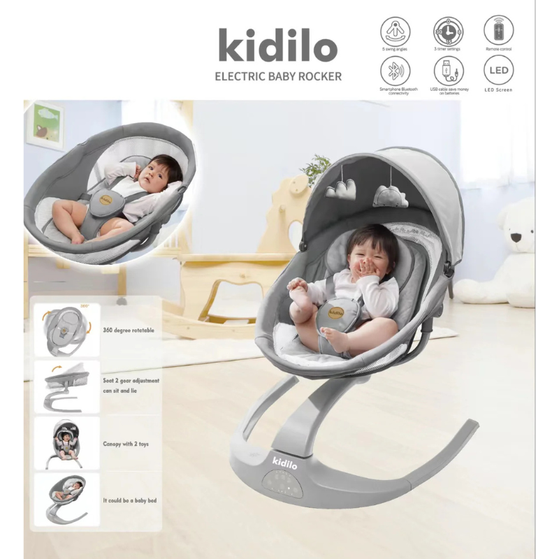 Balançoire Électrique pour Bébé Kidilo