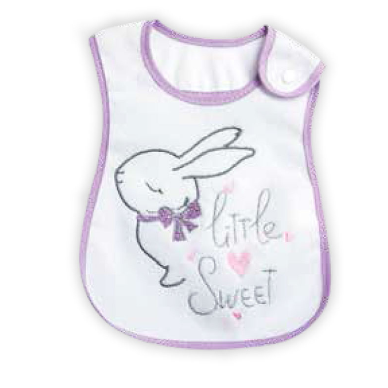 xx Bavoir Mauve Bebekevi