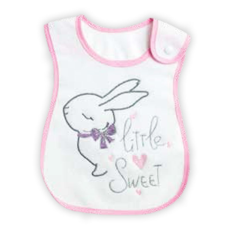 xx Bavoir rose Bebekevi