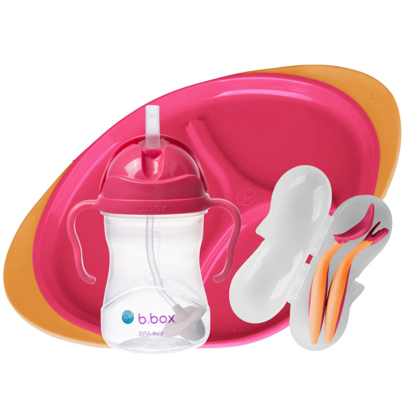 xx BBox ensemble d'alimentation - milk-shake à la fraise