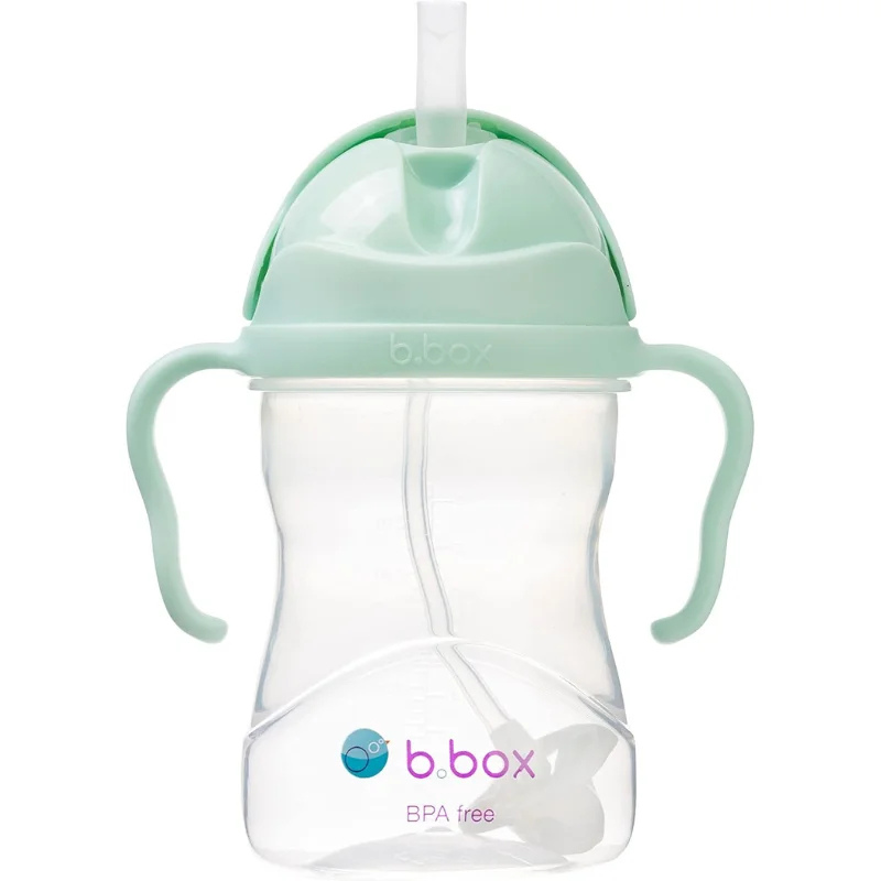 xx b.box Tasse d’Apprentissage avec Paille Pistachio 6+ Mois
