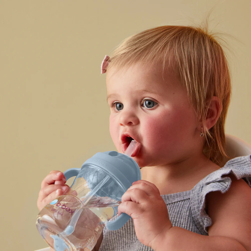 b.box Tasse d'Apprentissage Bébé Dès 6 Mois 240 ml-océan