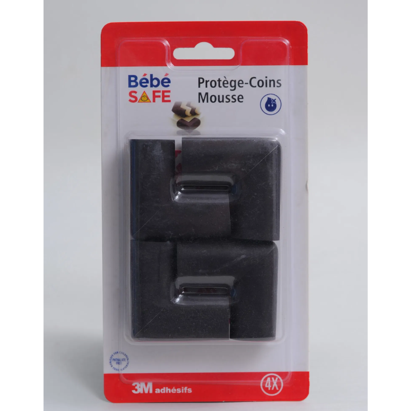Bebe Safe Protège Coins Mousse - 4pcs