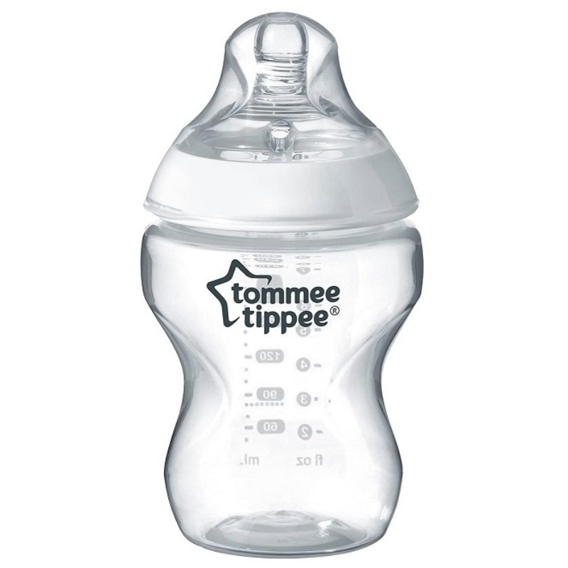 Biberon blanc TOMMEE TIPPEE CLOSER TO NATURE 0M+ 260ML