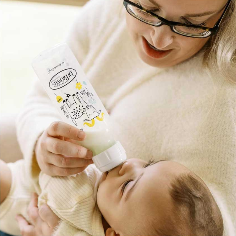 Biberon Dr. Brown’s Option+ 250 ml à col étroit – motif chèvre