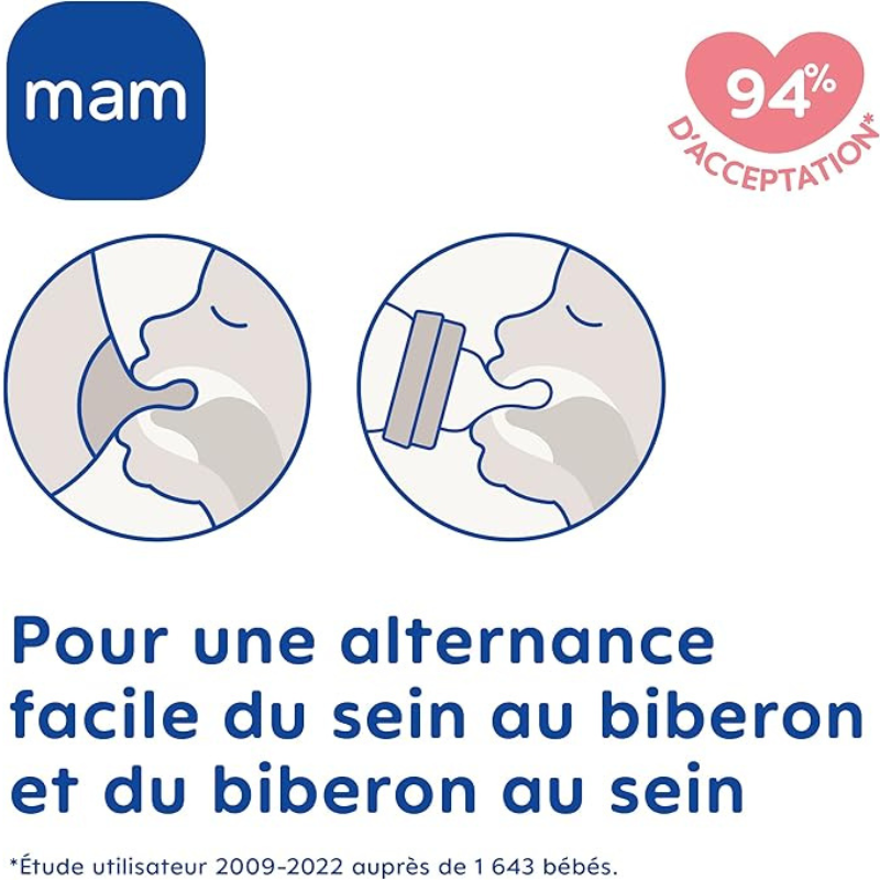 Biberon MAM Easy Active 330ml - Rose