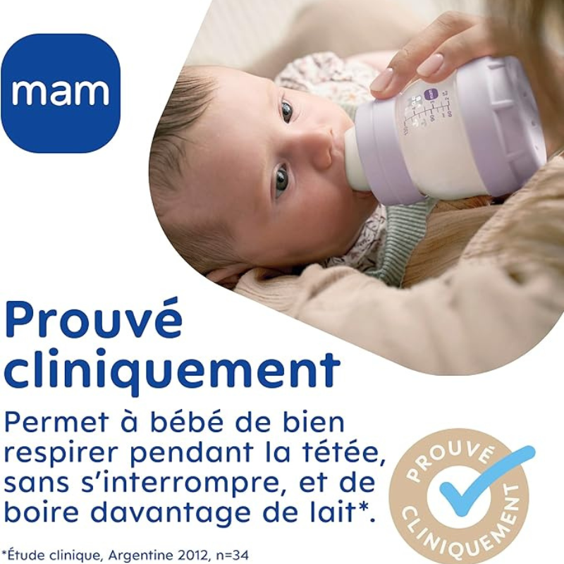 Biberon MAM Easy Active 330ml - Rose