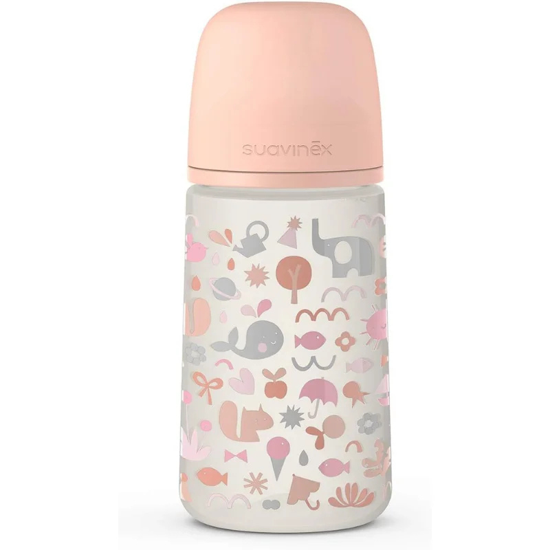 xx Biberon Memories avec tétine symétrique SX Pro M 270 ml orange