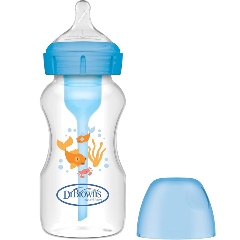 xx Biberon Option+ 270 ml, bleu - Dr. Brown's