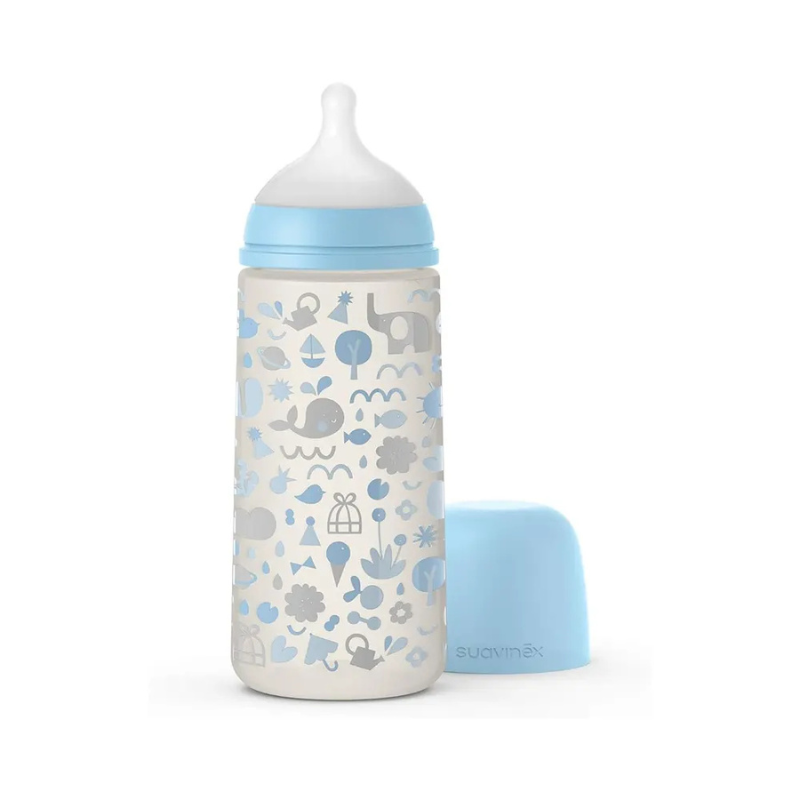 Biberon Suavinex avec Tétine Physiologique SX PRO Anti-Colic 6M+ - 360 ml
