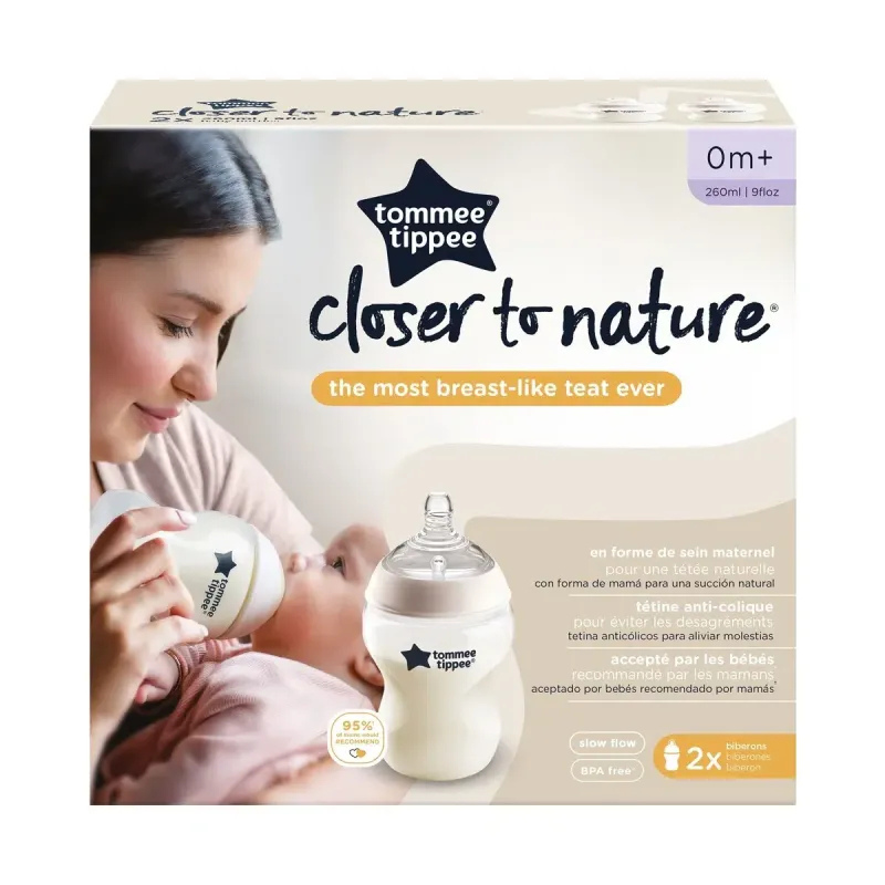 Biberons Lot De 2 Closer To Nature 260 ml