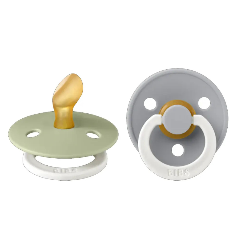xx BIBS Lot de 2 Sucettes Anatomiques - Sage/Cloud - GLOW