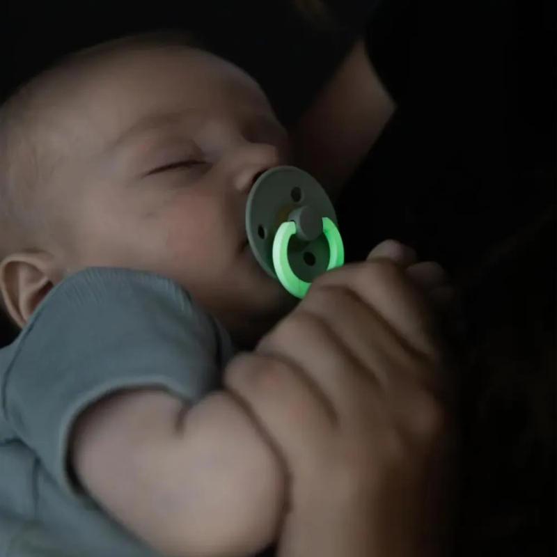 BIBS Lot de 2 Sucettes Symétriques - Blush/Vanilla - GLOW