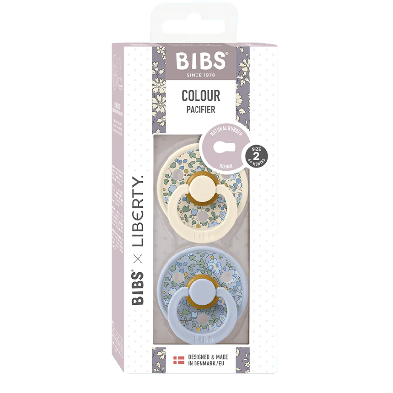 xx BIBS x LIBERTY Colour Lot de 2 Eloise - Mélange bleu poussiéreux