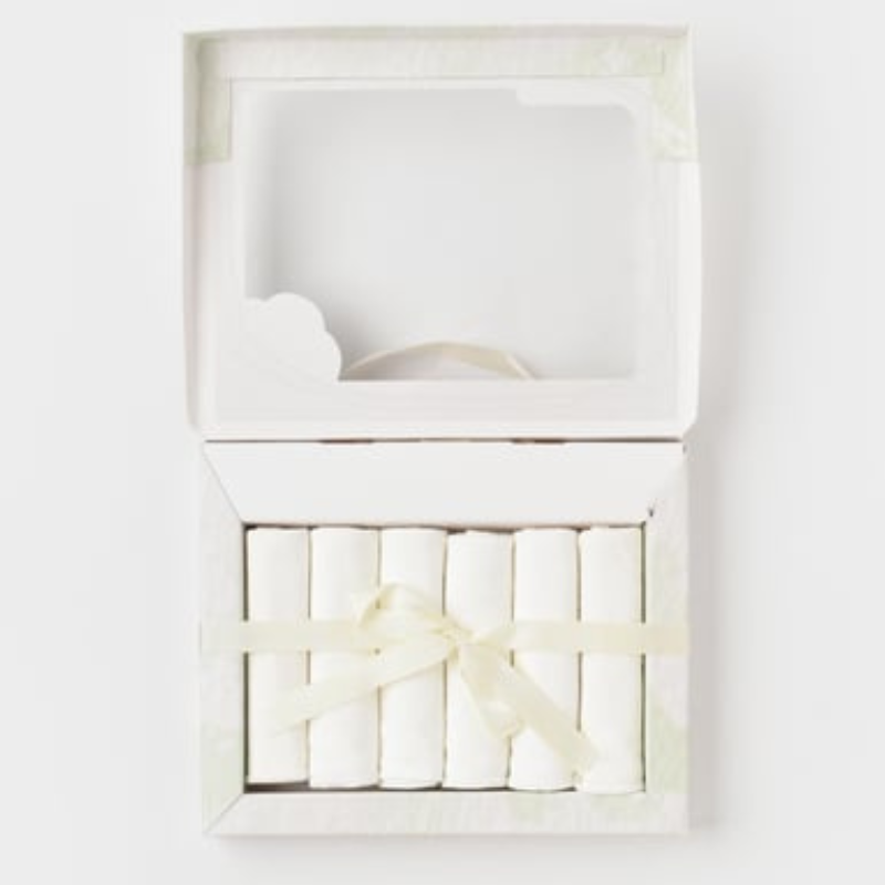 biorganic  Lingettes bio certifiées GOTS, lot de 6, 20 x 20 cm