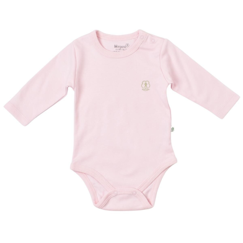 Body à manches longues Rose Biorganic