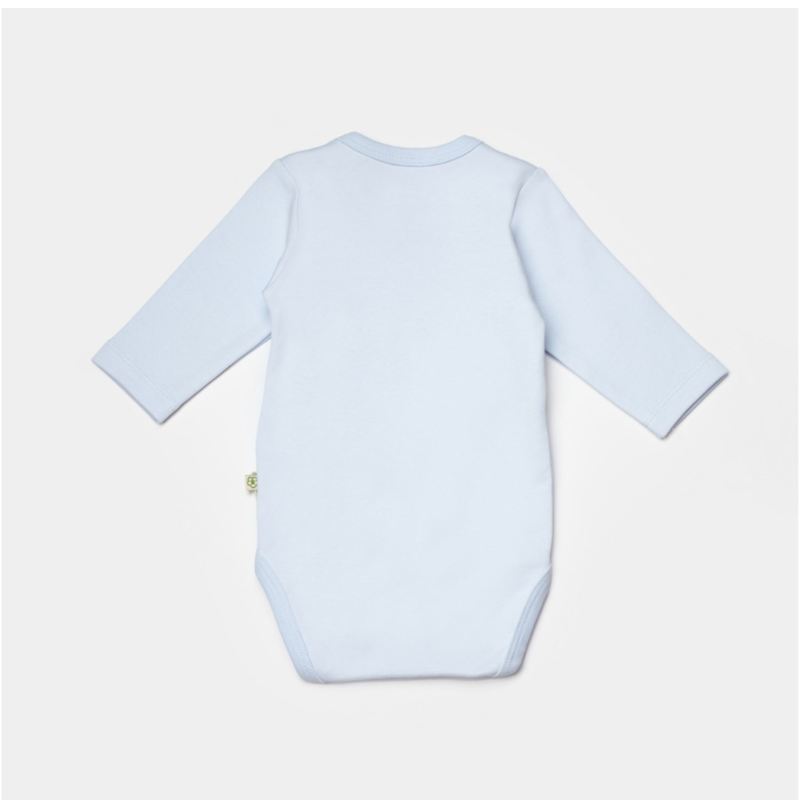 Body bébé fleuri Biorganic Love 56011 Écru