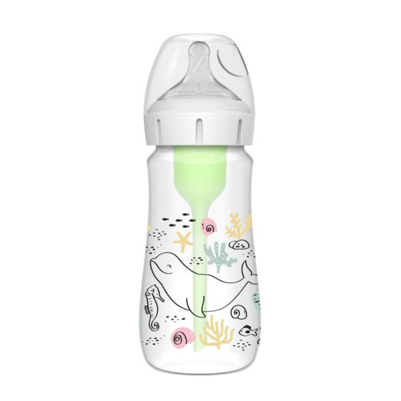 xx Bouteille à col large en plastique Dr Brown's Options+ 270 ml