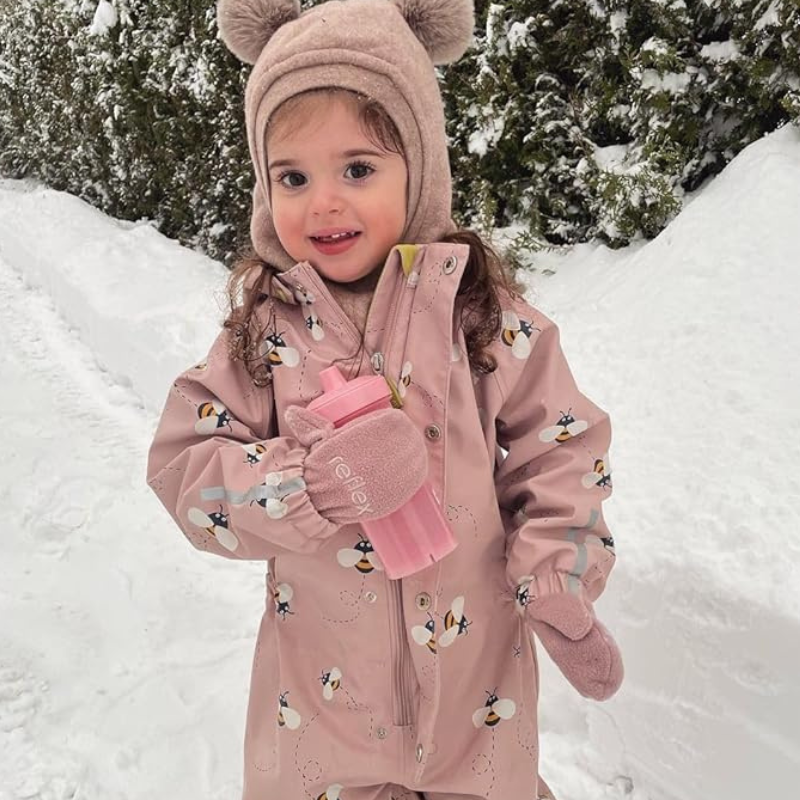 Bouteille anti-fuite Twistshake pour enfant 360 ml - Rose -12 mois  plus