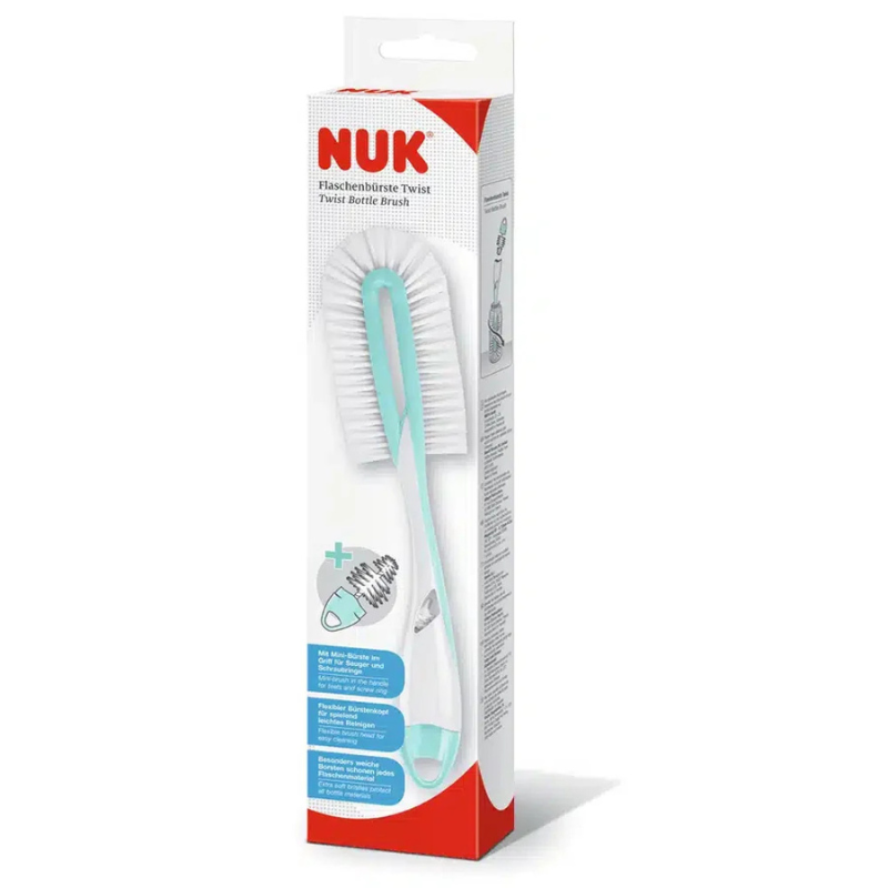Brosse à biberon flexible NUK Bibero Twist - Mint