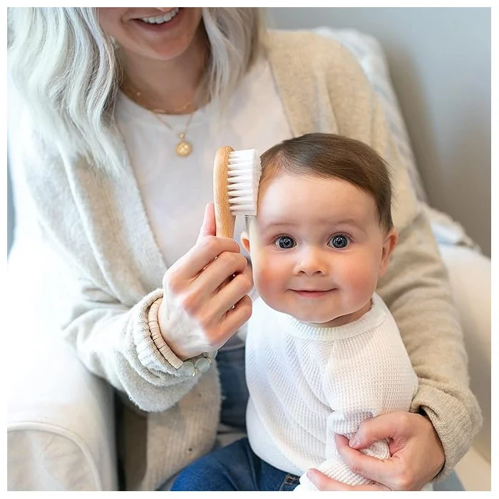 Brosse et peigne en bois tendre du Dr Brown's