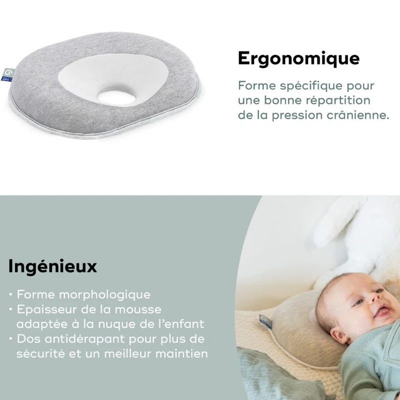 Cale tête bébé Lovenest (+) fresh smokey Babymoov