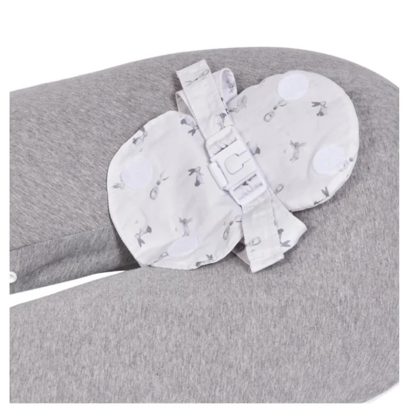 Candide Coussin Multirelax 3en1 - Gris Chiné Lapin