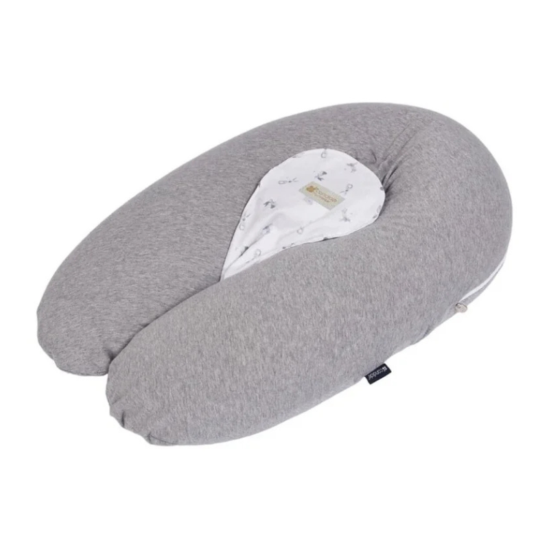 Candide Coussin Multirelax 3en1 - Gris Chiné Lapin