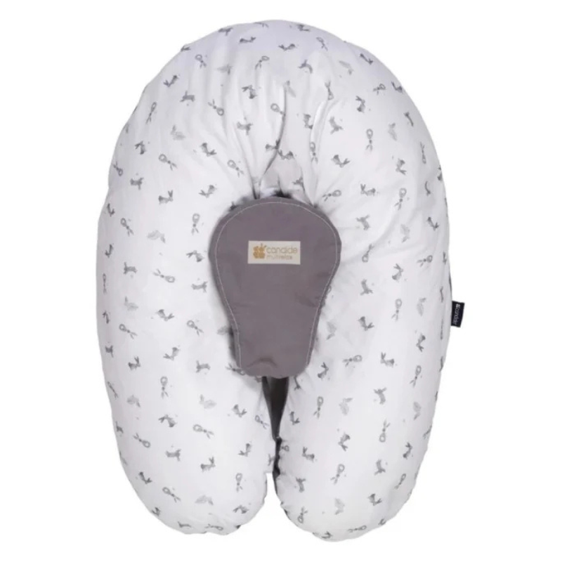 xx Candide Coussin Multirelax Jersey 3en1 - Coton Lapin