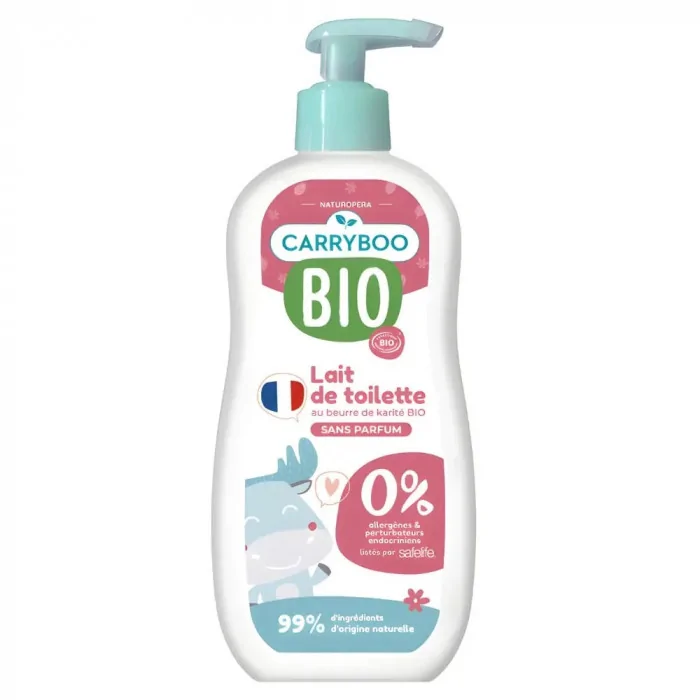 xx Carryboo Lait de toilette tout doux au beurre de karité bio