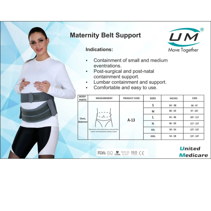Ceinture de soutien de maternité UM