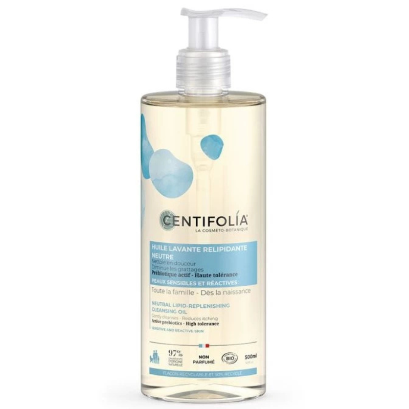 xx CENTIFOLIA huile lavante relipidant neutre prebiotique actif 500 ml