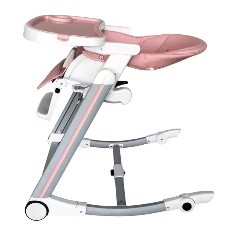 Chaise haute écologique IVOLIA Rose