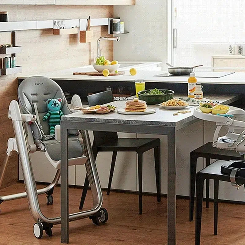 Chaise haute ERASME Gris – A Demain