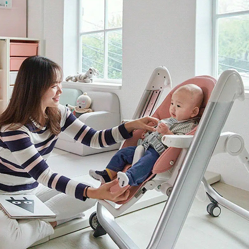 Chaise haute ERASME Orange – A Demain