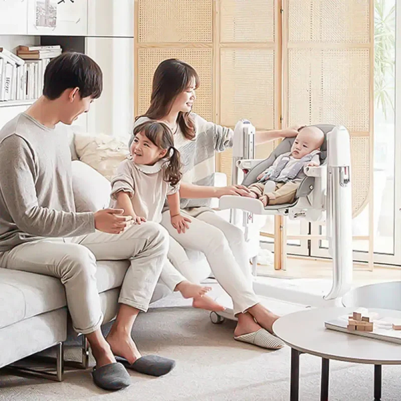 Chaise haute multifonctionnelle 3 en 1 beige – A Demain