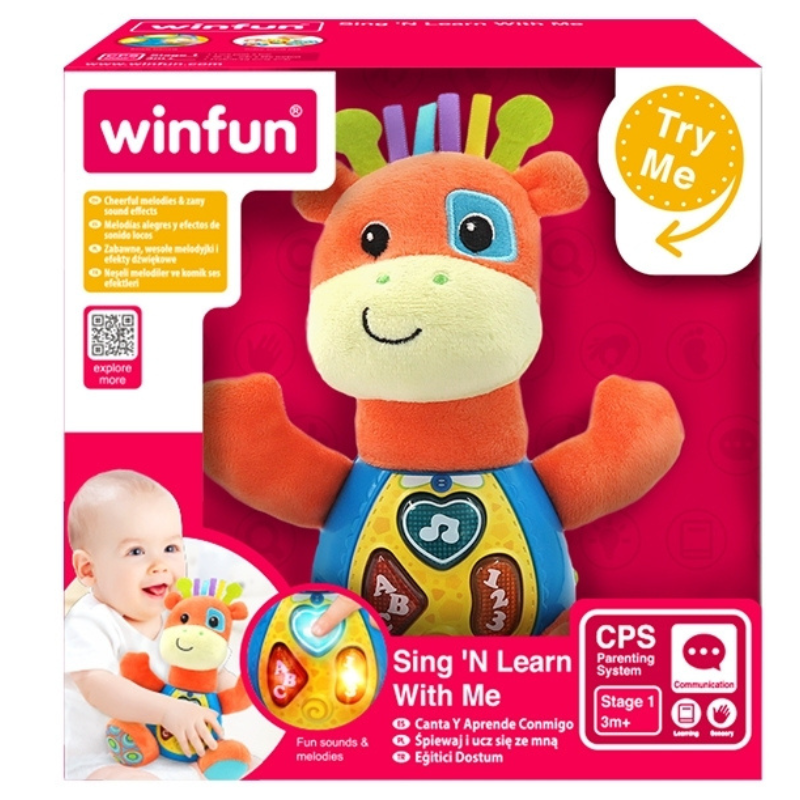 Chantez et apprenez avec moi - Patch la girafe - Winfun