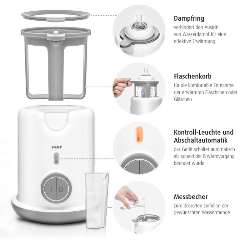 Chauffe-biberon Turbo Food - Reer