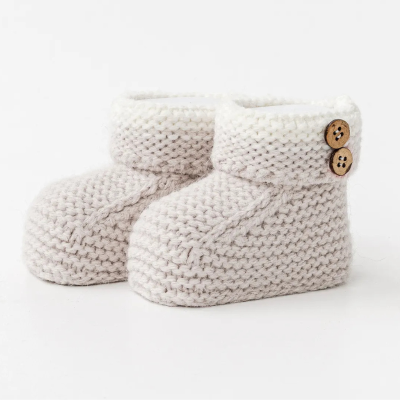 Chaussons d'hiver tricotés Andywawa pour bébé